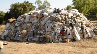 Burning of illegal drugs for Nigeria, 2013