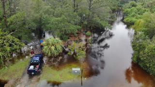 Наводнение в Саутпорте, Северная Каролина