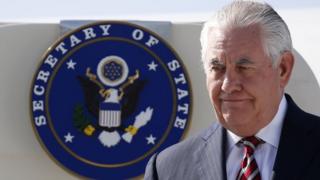 Rex Tillerson y Donald Trump