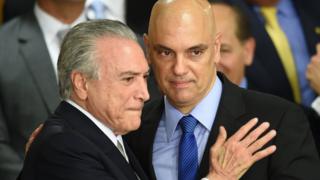 Michel Temer e Alexandre de Moraes