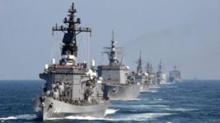 日本防衛預算創新高,應對朝鮮和中國。(資料圖片)
