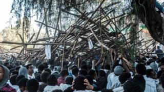 Stand collapse in Ethiopia