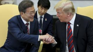 Trump e Moon