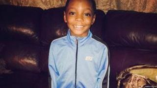 Amari Brown, 7, was killed in a local park