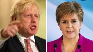 İngiltere Başbakanı Boris Johnson ve İskoçya Özerk Yönetimi Başbakanı Nicola Sturgeon
