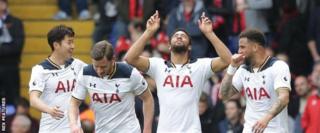 Umugwi wa Tottenham niwo ubangamiye cane Chelsea mw'ihiganwa rya Premier League 2016/17