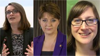 Kirsty Williams, Leanne Wood ac Alice Hooker-Stroud