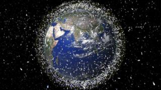 Space debris could cause crashes in space