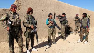 Афганские силы безопасности патрулируют провинцию Гильменд, 20 декабря 2015 года