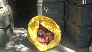 ящики с тротилом в Донбассе