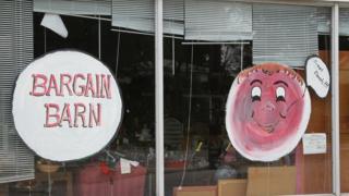 Bargain store in Jamestown