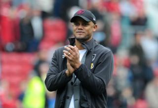 Vincent Kompany applauds Burnley fans