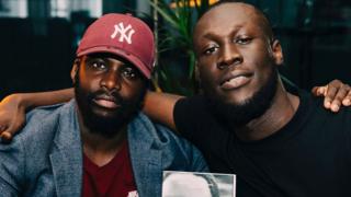 Derek Owusu (left) and Stormzy