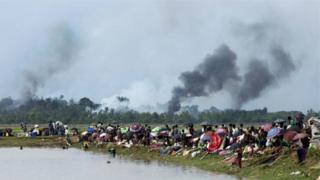 রোহিঙ্গা সংকটের ছবি