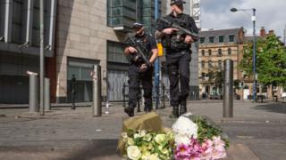 armed police in Manchester