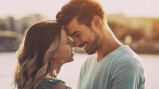 Pareja feliz.
