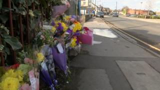 hit run doncaster killed road crash woman tributes grandmother gravel susan caption floral station left where been year old bbc