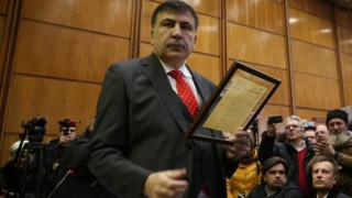 Михеил Саакашвили в суде
