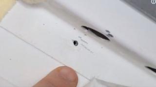 মহাকাশ যানের এই ছিদ্রটি কে করলো তা নিয়ে হৈ চৈ শুরু হয়েছে।