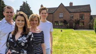 Nigel, Jodie, Jane and Sam Chaloner.
