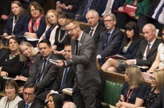 MP Lloyd Russell-Moyle speaks during Prime Minister's Questions