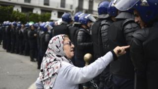 Protesta en Argelia