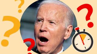 Joe Biden parece sorprendido