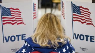 Voter in Virginia