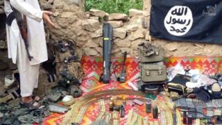 'Captured' US equipment in Nangarhar (August 2016)