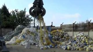 Cable being destroyed