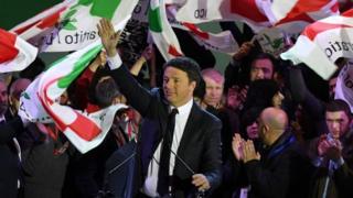 Raisul Wasaarhii hore ee Talyaaniga Matteo Renzi