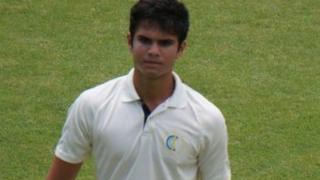 Arjun Tendulkar at the Bradman Oval
