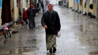 Kilis'teki Elbeyli kampında kalan Suriyeli bir sığınmacı