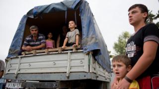 Багато грузинських жителів були змушені залишити свої будинки і стали біженцями