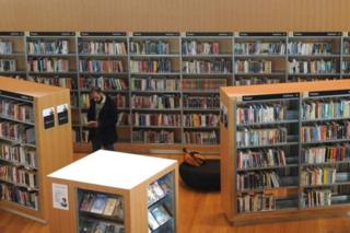 Interior of a library - generic image