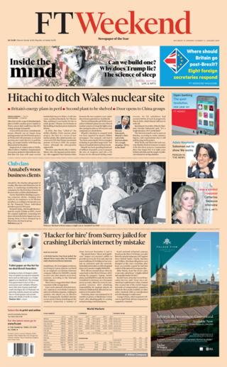 Financial Times front page