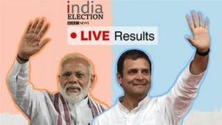 भाजपचे नरेंद्र मोदी आणि काँग्रेसचे राहुल गांधी.