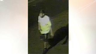 CCTV image of a man walking