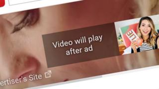 YouTube advertisement