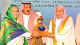 মসজিদুল হারামের ইমামের সঙ্গে বাংলাদেশের প্রধানমন্ত্রী