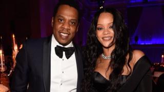 JayZ and Rihanna
