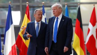 Donald Tusk və Donald Trump