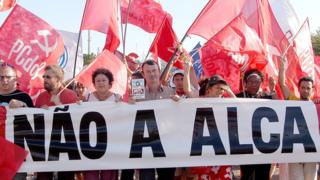 Protesta contra Alca