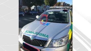 parking ticket on ambulance vehicle in Christchurch