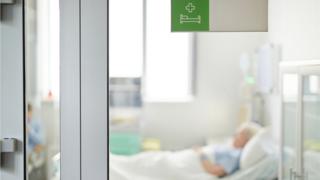 File picture of patient in hospital