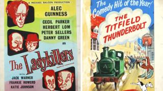 The Ladykillers and Titfield Thunderbolt (poster detail)