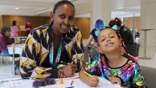 Dee Whitehouse, 42, and her five year old daughter Ara-Lena Whitehouse