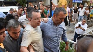 Brunson cezaevinden çıktı