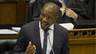 Mmusi Maimane, chef national de l'Alliance démocratique