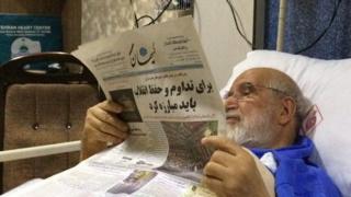 مهدی کروبی در بیمارستان